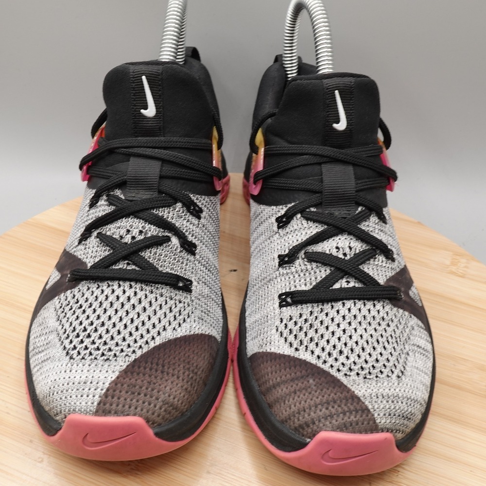Nike Shoes Womens 6 Metcon 7 Flyknit 3 Training Black Pink AR5623-002 Flaws - Picture 2 of 10